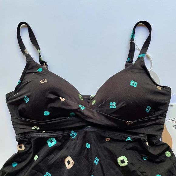 Coco Reef Contours Diamond Tankini Top Underwire Size 8 32D NEW - Picture 4 of 8